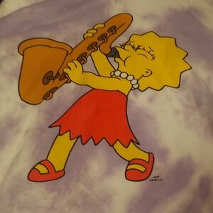 Lisa Simpson Serving GRiz Vibes. Dope Purple Tye Dye Hoodie